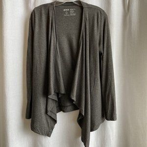 Pact Lightweight Soft Organic Cotton Eco-Blend Wrap, Gray Heather, Medium, NWOT
